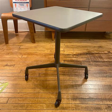 herman miller tables with wheels